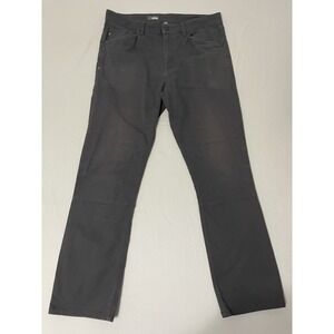 Stio Huckberry Rivet Canvas Pants Stretch Hiking 38 Mens 38x32 Gray‎ Outdoors